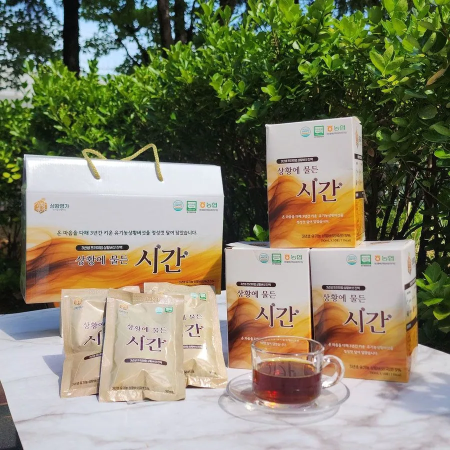 상황에 물든 시간 — 3년생 상황버섯 진액